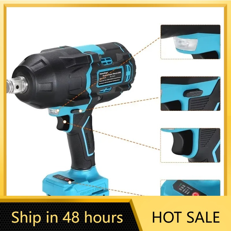 Power Tools Cordless - Heimerdinger 1600N Kablosuz Fırçasız Darbeli Anahtar