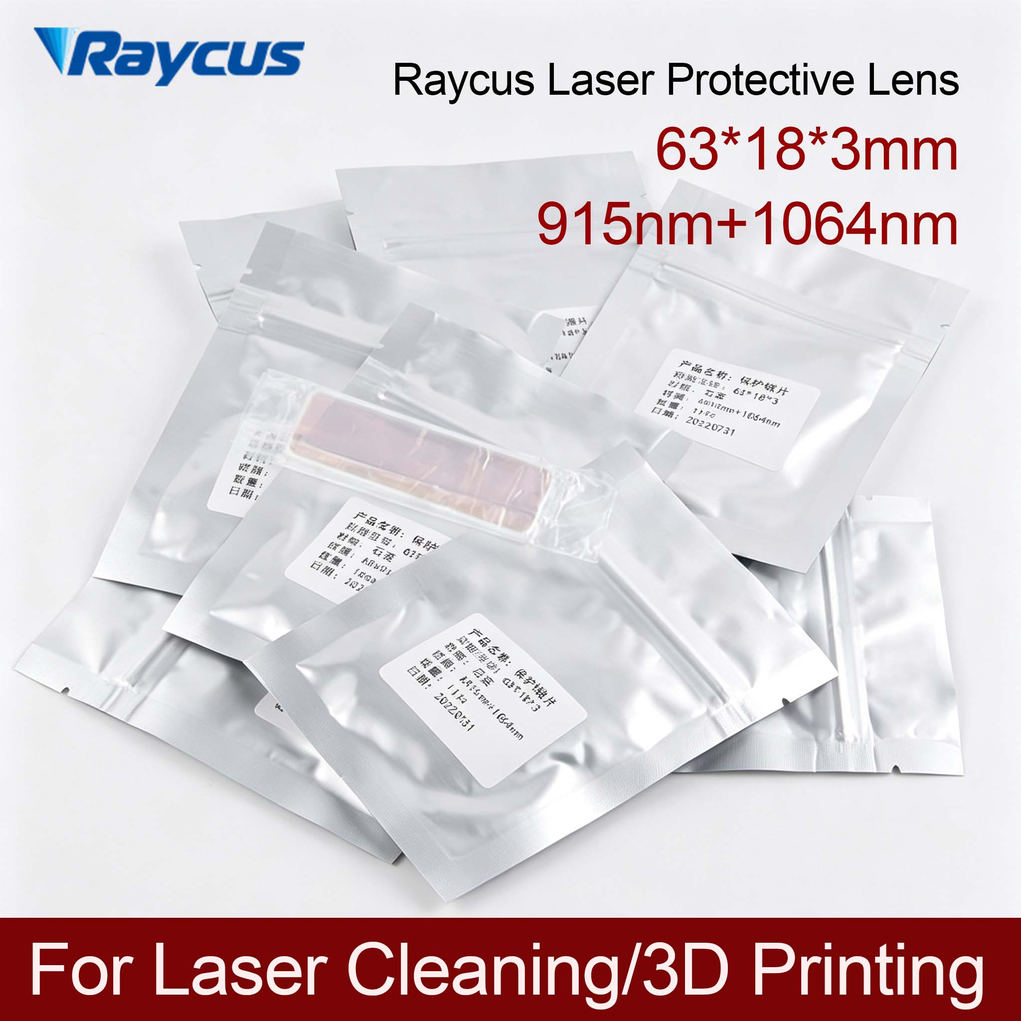 Power Tools For Windows - Raycus 63*18*3 Koruyucu Lens 63x18x3 915nm