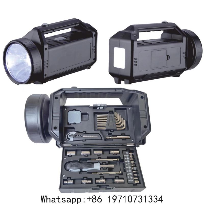 Power Tools Kit Set - 2'si 1 Arada Kamp Feneri ve
