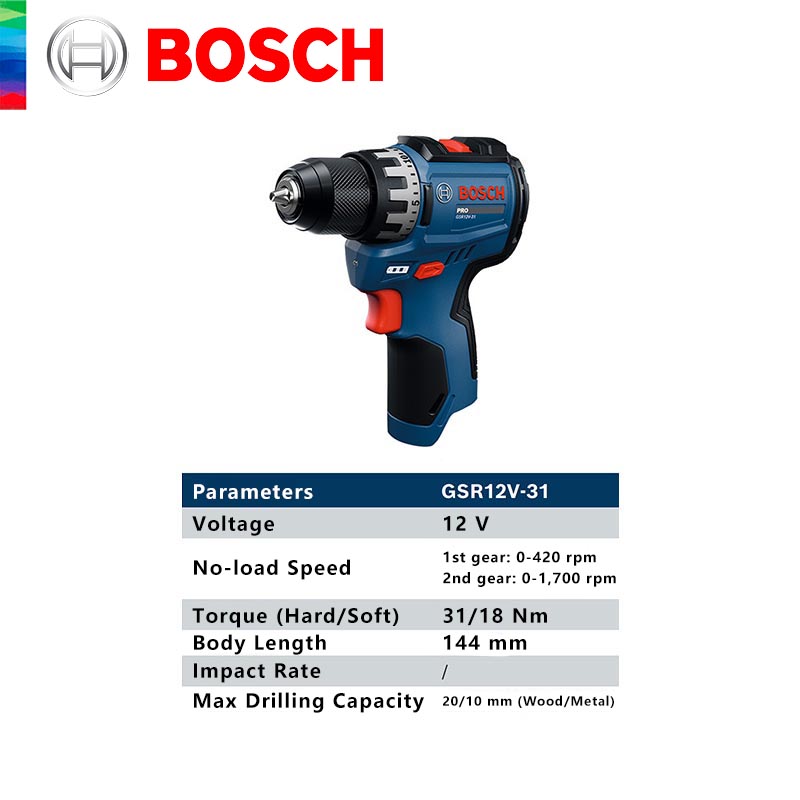 BOSCH GSR 12V-31 Profesyonel A - Power Tools Cordless incelemesi ve fiyatı