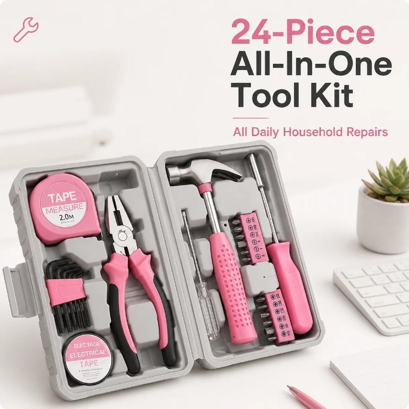 24 Parçalı Pembe Kadınlar İçin - Power Tools Catalogue incelemesi ve fiyatı