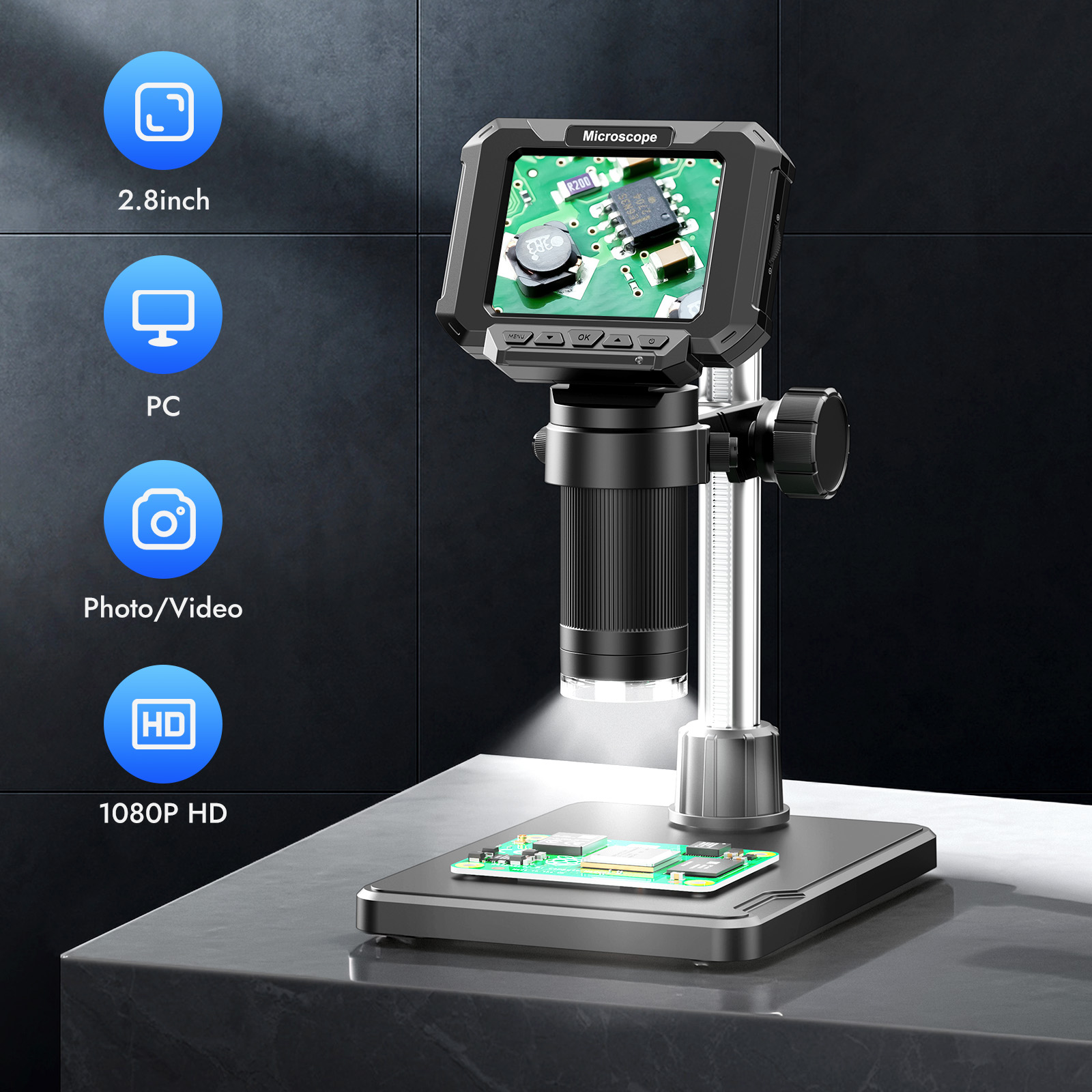 2.8 inç Dijital Para Mikroskob - Power Tools For Windows incelemesi ve fiyatı