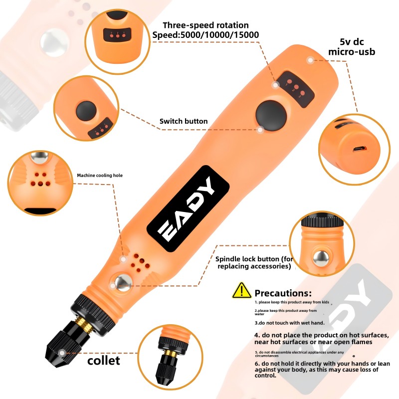 USB Kablosuz Döner Alet Seti – - Power Tools Jobs incelemesi ve fiyatı