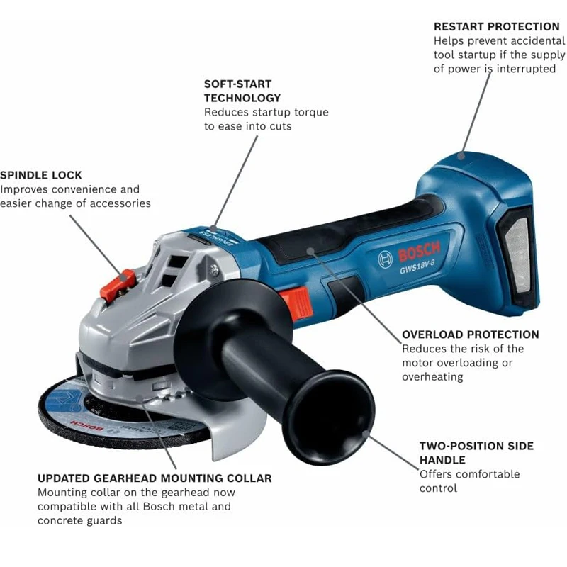 BOSCH GWS18V-8 18V Fırçasız St - Power Tools Cordless incelemesi ve fiyatı